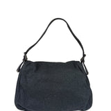 Fendi Grey Wool Mamma Baguette