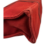 Hermes Vintage Red Denim Fourre-Tout Tote