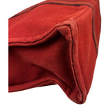 Hermes Vintage Red Denim Fourre-Tout Tote