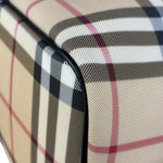 Burberry Bicolor Canvas House Check Tote Bag