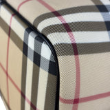 Burberry Bicolor Canvas House Check Tote Bag