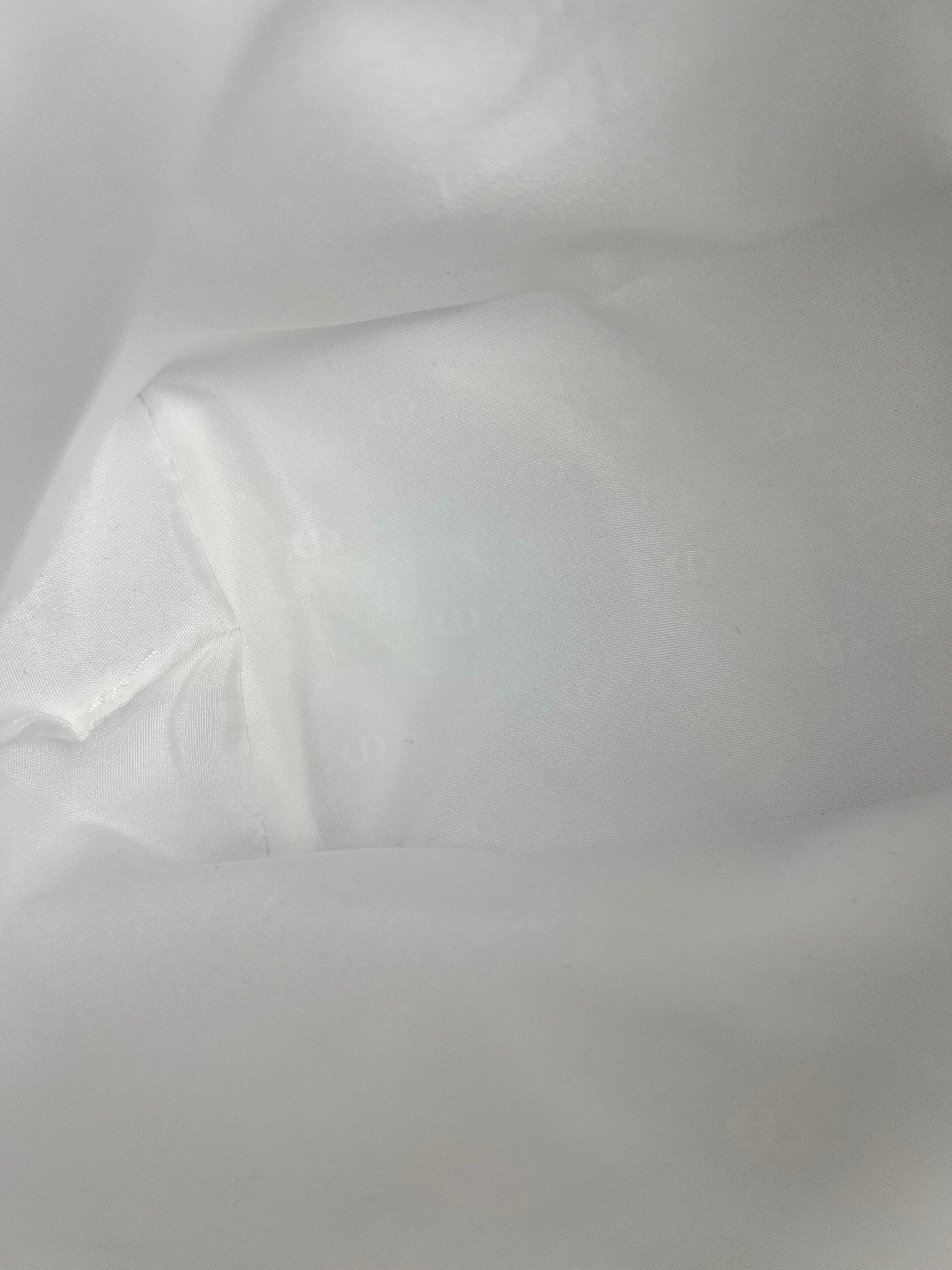 Dior Beauty White Canvas Mini Pouch