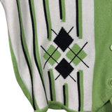 Burberry Striped Button-Up Sweater Vest