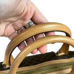 Celine Macadam Vintage Mini Boston Handbag