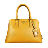 Prada Saffiano Promenade Handbag Mustard