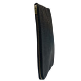 Celine Black Leather Solo Zipper Clutch