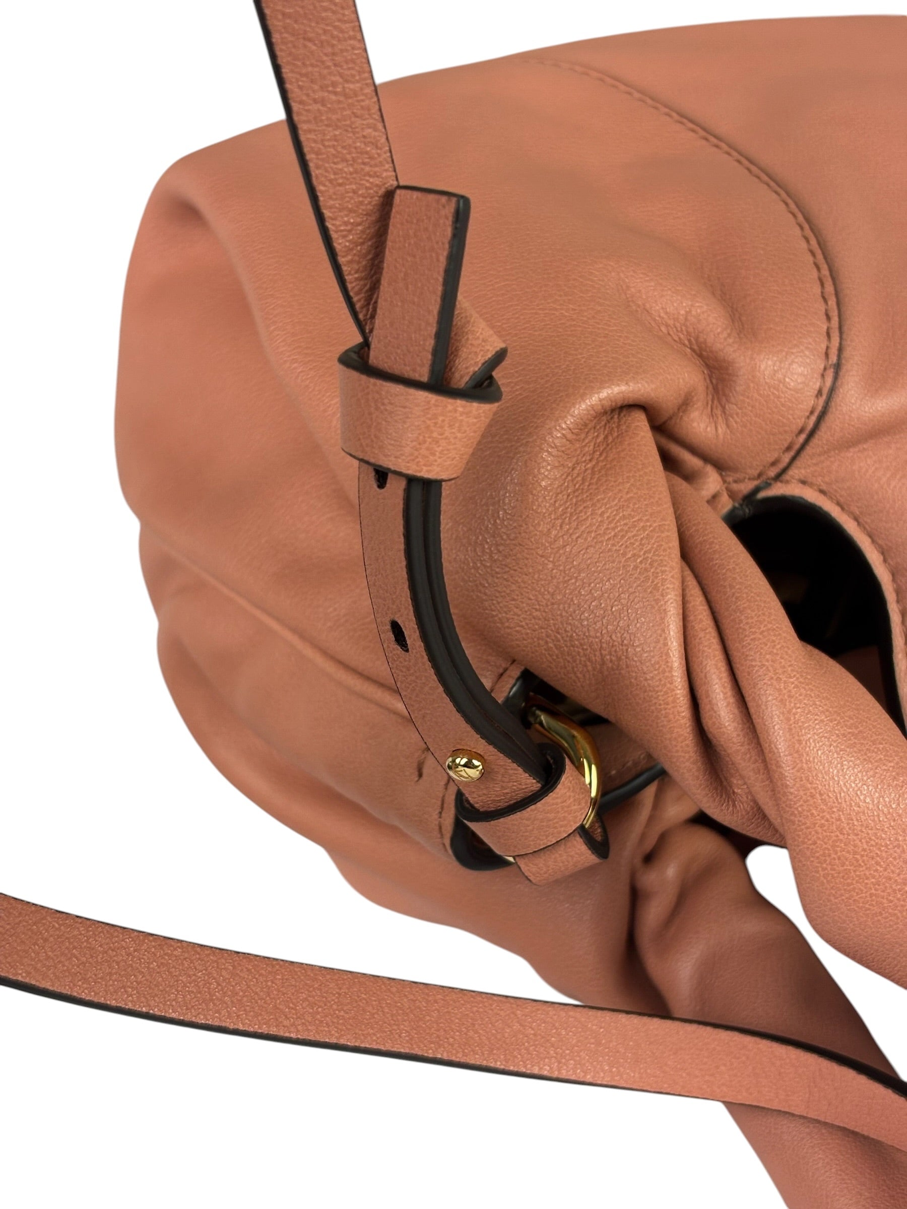 Fendi Pink Leather Spy Spice Mall Two-Way Bag