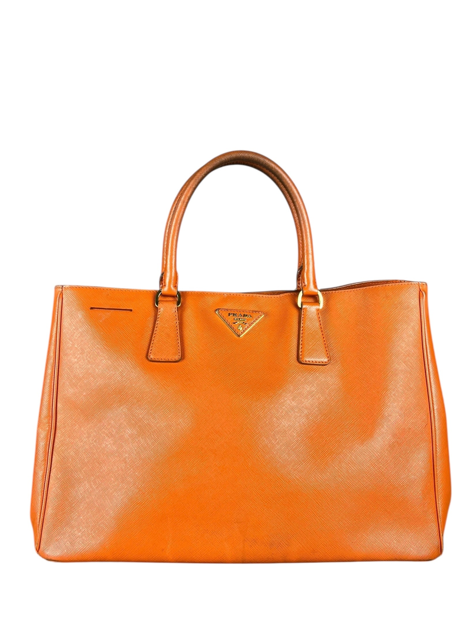 Prada Saffiano Lux Tote Orange