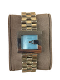Gucci 3600J Blue G-Shape Dial Stainless Steel