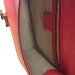 Gucci Red Leather Sylvie Shoulder Bag