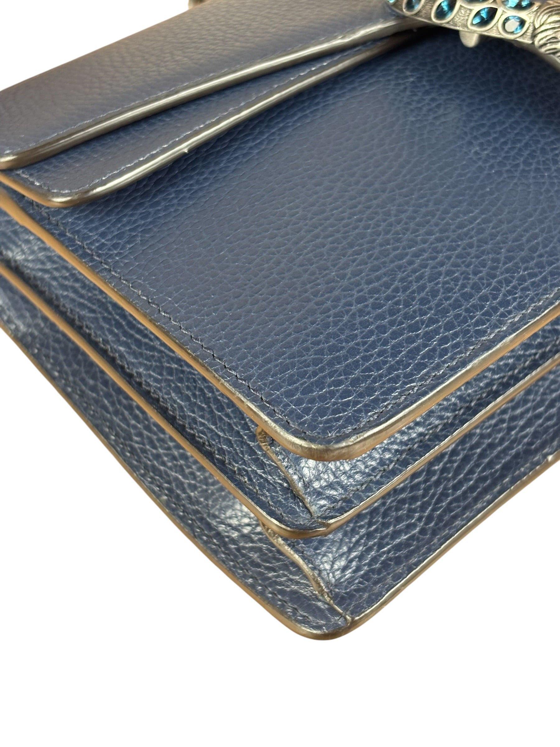 Gucci Navy Blue Dionysus Shoulder Bag