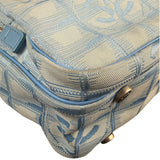Chanel Blue CC Travel Line Tote Two-Way Bag