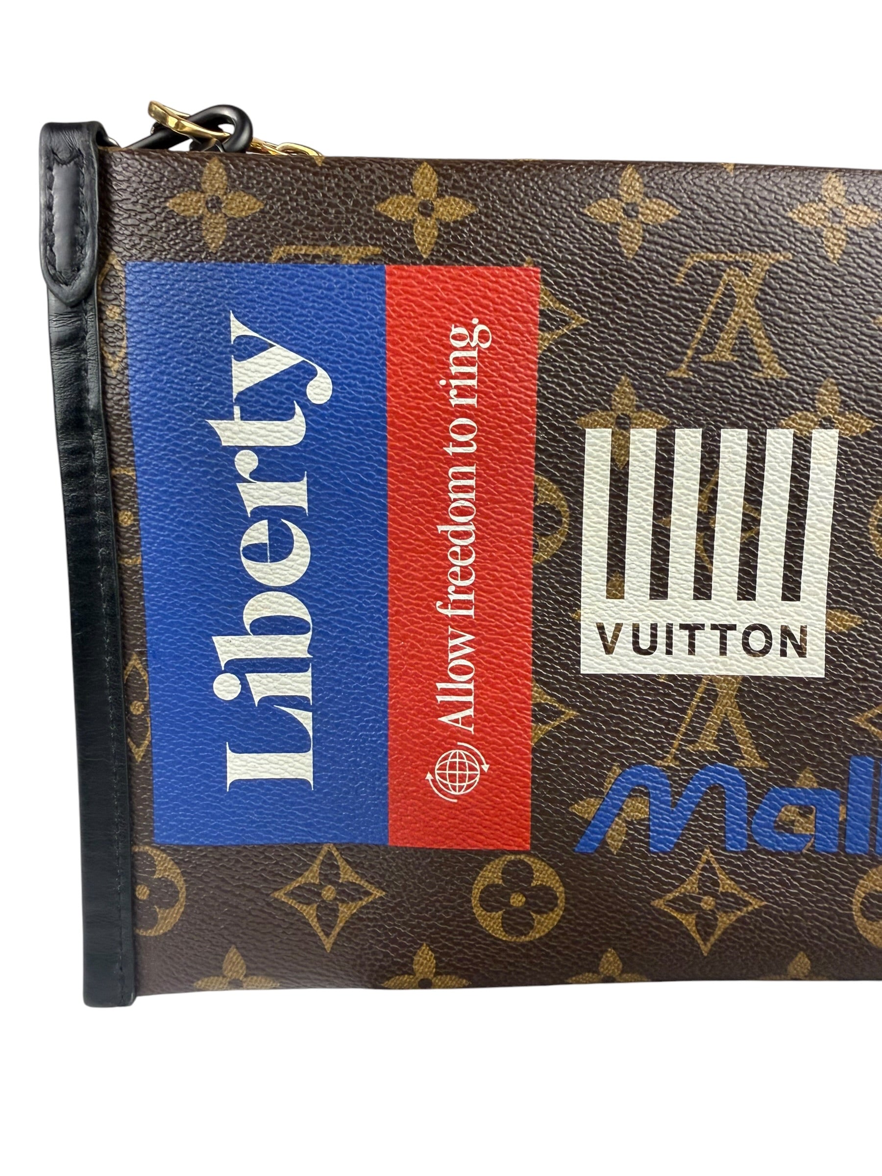 Louis Vuitton Limited Edition Flat Messenger Bag