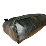 Prada Shoulder Bag Green Canvas Strap