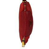 Prada Red Tessuto Nylon/Saffiano Leather Trim Two-Way Bag