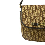 Christian Dior Vintage Brown Trotter Shoulder Bag