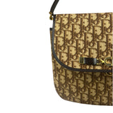 Christian Dior Vintage Brown Trotter Shoulder Bag