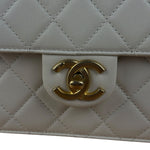 Chanel Small Chic Pearls White Flap Bag 2019