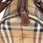 Burberry Vintage Haymarkert House Mini Boston Handbag