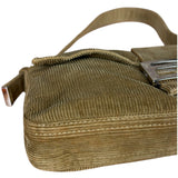 Fendi Brown Corduroy Baguette