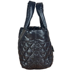 Chanel Black Quilted Nylon Coco Cocoon Puffer Tote Bag 2011