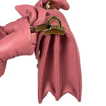 Miu Miu Pink Confidential Nappa Matelassè Leather Shoulder Bag