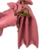 Miu Miu Pink Confidential Nappa Matelassè Leather Shoulder Bag