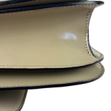 Celine Light Beige Patent Leather Classic Box Shoulder Bag