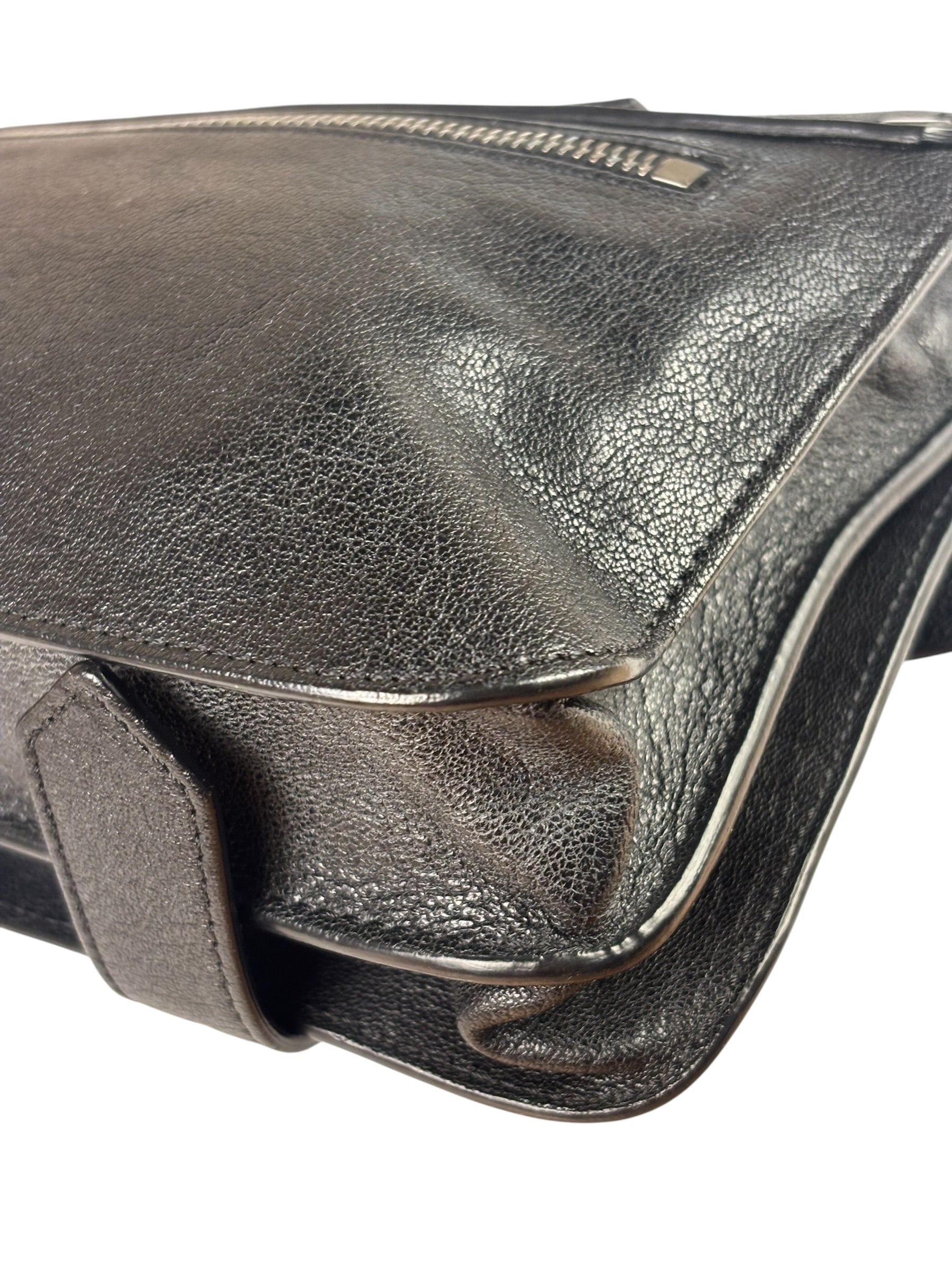 Proenza Schouler Black Leather PS1 Clutch