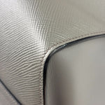 Prada Grey Saffiano Leather Two-Way Tote