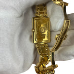 Fendi 730-L Gold Played Champagne Dial Tank