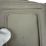 Loewe Muted Slate Blue Leather Monogram Debossed Anagram Wallet