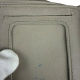 Loewe Muted Slate Blue Leather Monogram Debossed Anagram Wallet