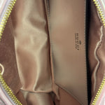 Gucci Iridescent Pink Nappa Chevron Small GG
