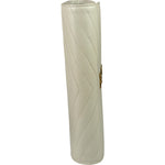 YSL Cream Pebbled Leather Cassandre Envelope Small Wallet On Chain