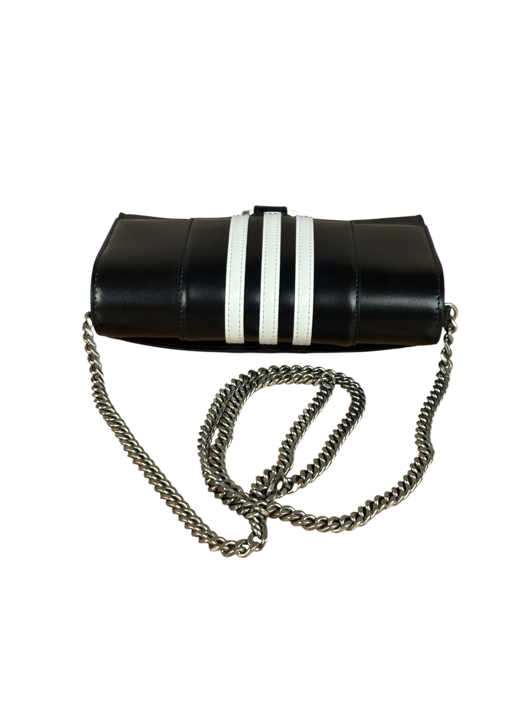 Balenciaga x Adidas Black Hourglass Wallet on Chain
