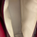 Chanel Red Patent Leather Chain Shoulder Bag 2012