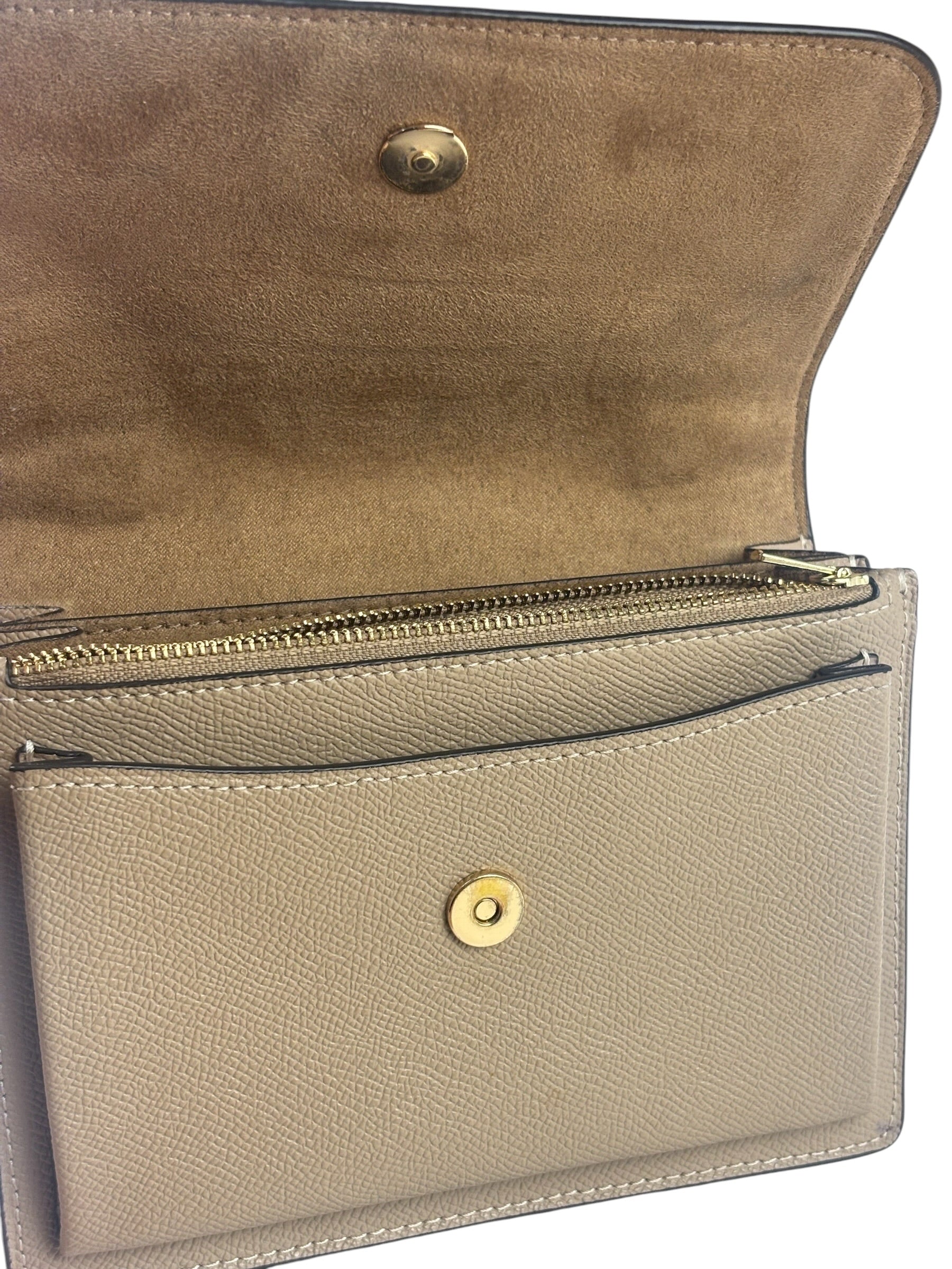 Coach Beige Leather Klare Crossbody Bag