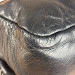 Chanel Black Classic Flap Tweed Shoulder Bag 2010