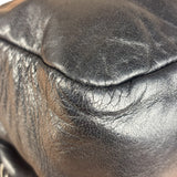 Chanel Black Classic Flap Tweed Shoulder Bag 2010