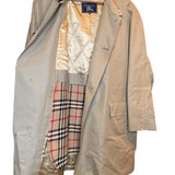 Burberry Vintage Beige Trench Coat w/ Removable Lining