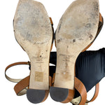 Jimmy Choo Brown Vachetta Leather Sandals