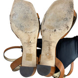 Jimmy Choo Brown Vachetta Leather Sandals