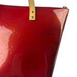 Louis Vuitton Red Monogram Vernis Bellevue Handbag PM