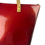 Louis Vuitton Red Monogram Vernis Bellevue Handbag PM