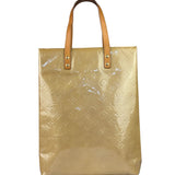 Louis Vuitton Yellow Vernis Reade Tote MM
