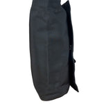 Gucci Black Canvas Flap Messenger Bag