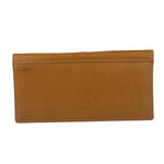 Kenzo Brown Leather Bi-Fold Long Wallet