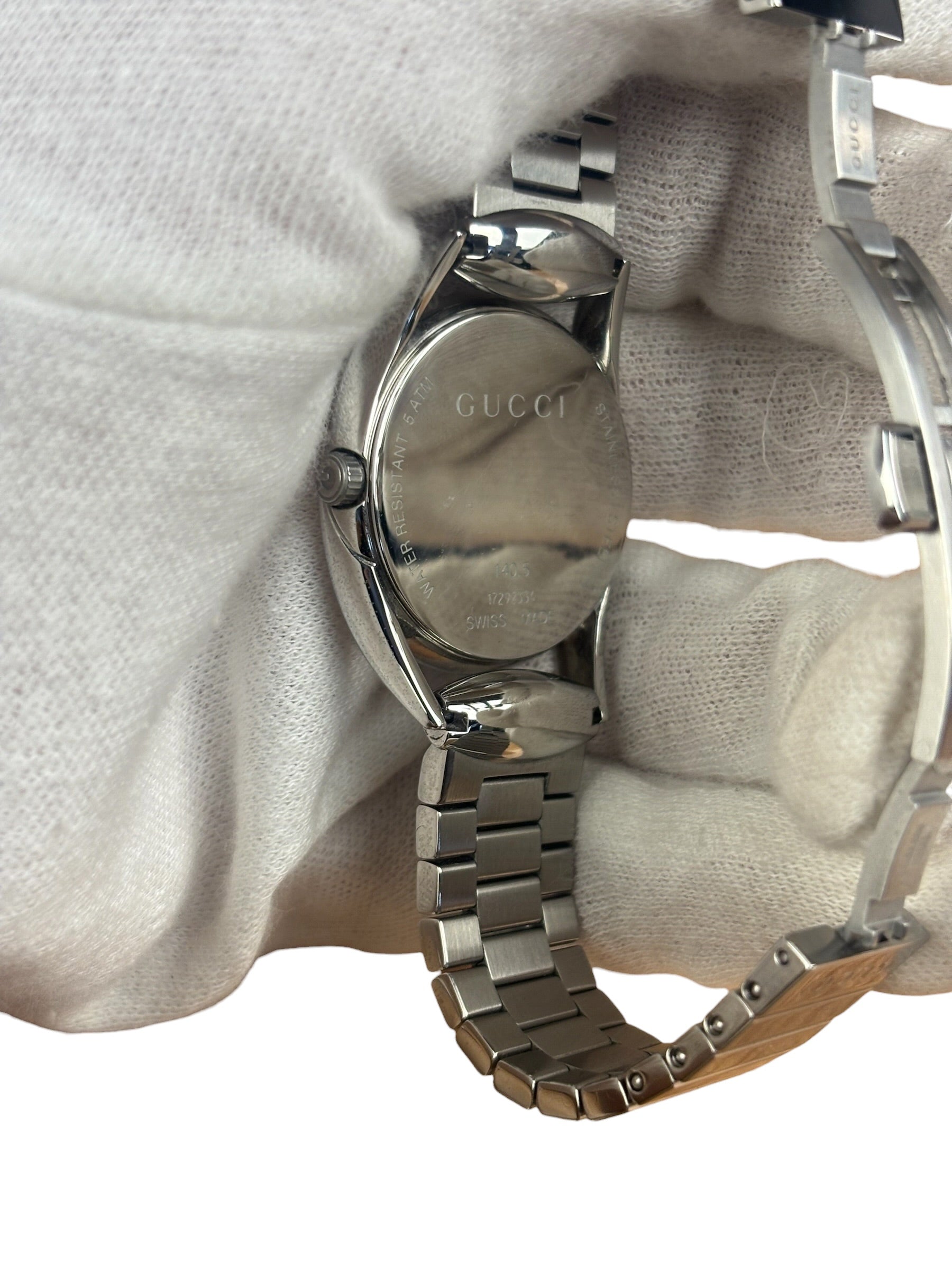 Gucci Horsebit Stainless Steel Watch YA140505