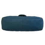 Chanel Teal Blue Jersey Large Flap Bag 2009
